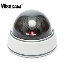 Wsdcam домашняя семейная наружная камера видеонаблюдения поддельная манекеновая камера наблюдения купольная мини-манекен камера со светодиодной подсветкой белая
