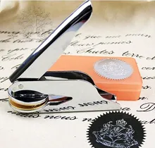 New Design Your Own Custom Picture Logo Letter Personalized Embosser Stamp