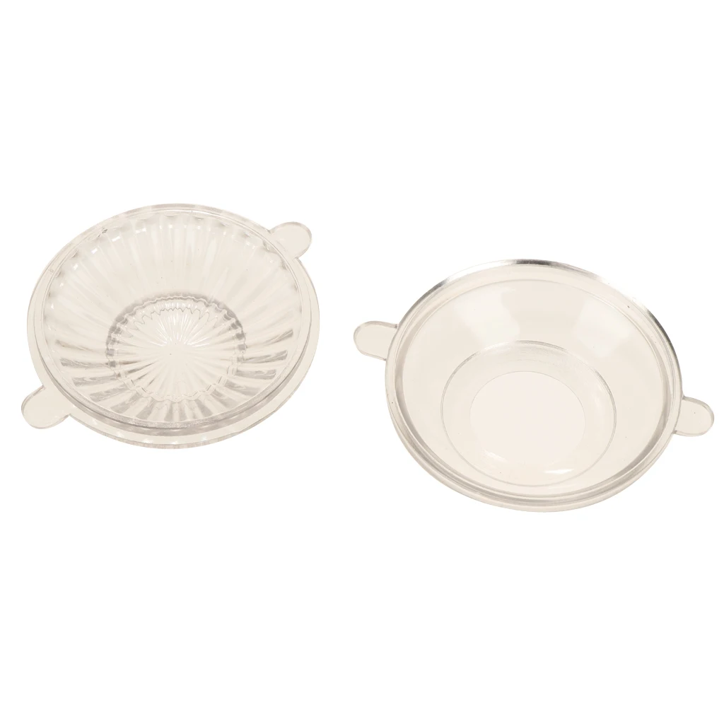 Plastic Clear Flat Round Shape Candle Mould Soap Mold for Handmade Candle Making DIY Craft