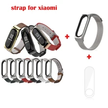 Магнитная mi lanese+ спортивные PU кожаный ремешок для сяо mi Группа 3 Браслет Смарт часы ремешок для xiao mi Band3 3 Корреа фильм