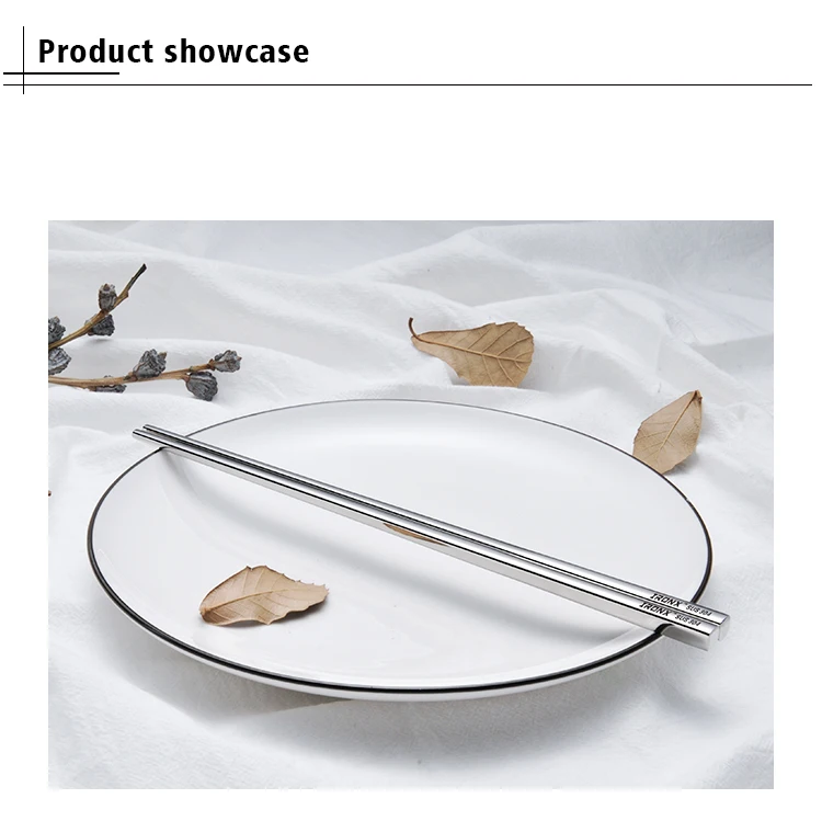 IRONX из нержавеющей стали металлические многоразовые палочки для еды Нескользящие палочки для еды Хаши японские суши Чоп палочки 5 пар