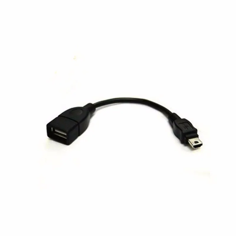 Test before send USB A Female to Mini USB B Male Cable Adapter 5P OTG V3 Port Data Cable For Car Audio Tablet For MP3 MP4 usb c