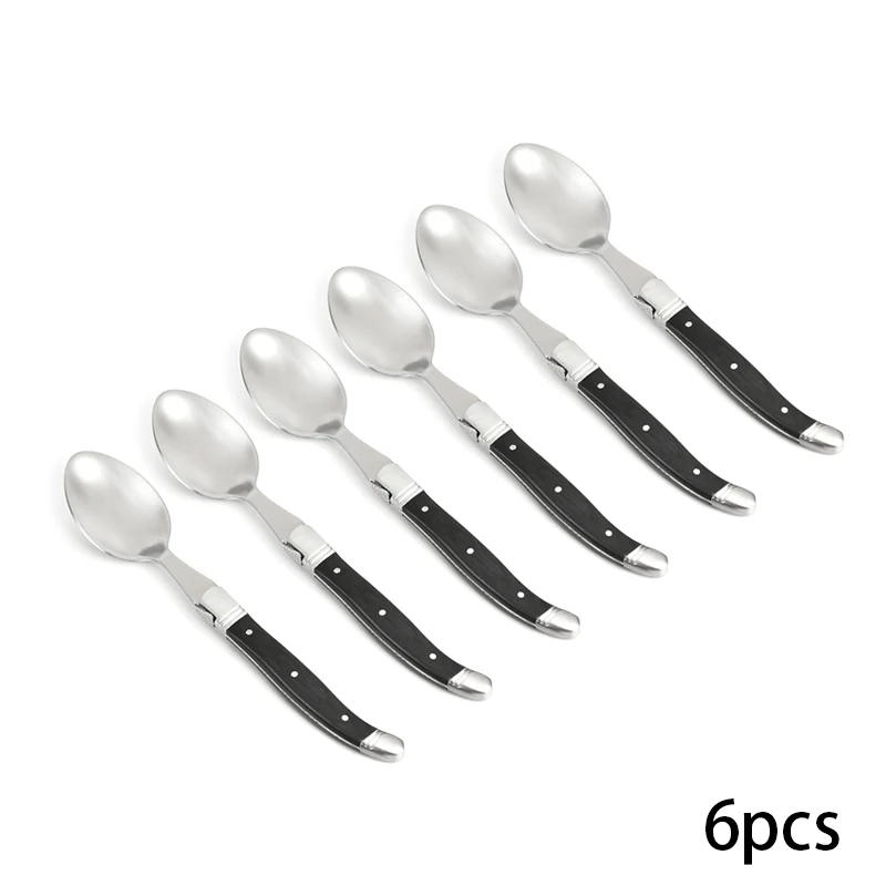 black steak spoon set  (9)