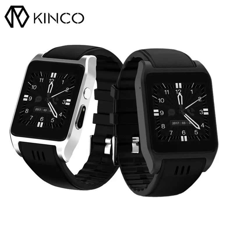 KINCO MT6572 4GB Bluetooth Waterproof Sleep Monitor Smart Watch Camera 2.0 MP Support SIM Card Smart Watches for IOS/Android bluetooth-mp-watch