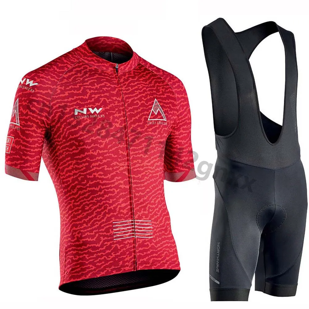 Northwave NW Cycling Jersey Set Summer Short Sleeve triathlon Bicycle Cycling Clothing Breathable New Ropa Ciclismo Maillot - Цвет: 7