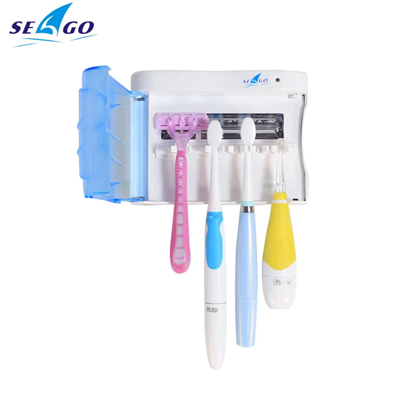 

Seago Toothbrush Sterilizer Intelligence Switch Sanitizing Kill Germ&Bacteria SG-103A not include toothbrush 6 AA battery
