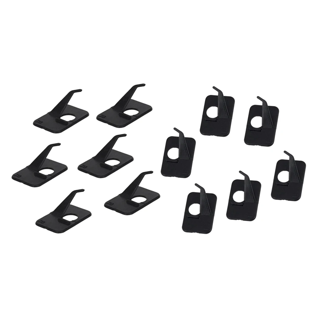 High Quality 6 Pieces Left/Right Hand Hunting Shooting Archery Recurve Bow Plastic Adhesive Arrow Rest for Hunting Replacement