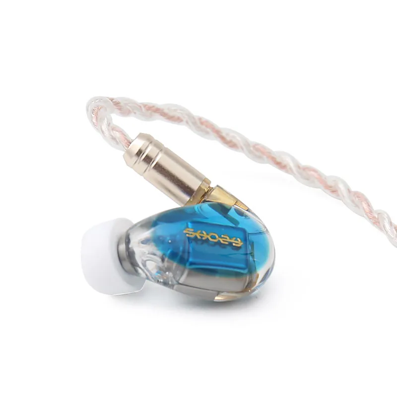 US $158.40 SHOZY NEO CP REDBLUE 3BA Triple Driver Hybrid HIFI INEar Earphone With MMCX Detachable Cable IEM Knowles