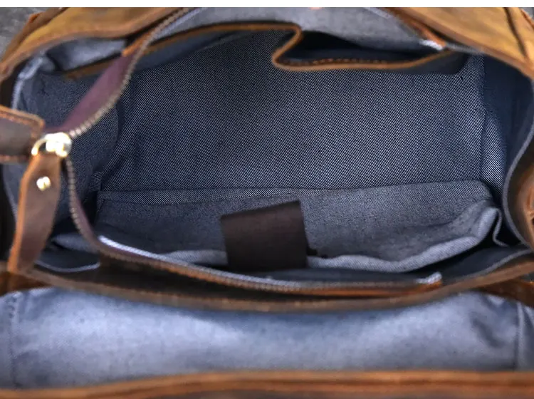 mens leather backpack uk