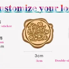 Индивидуальный дизайн, восковые уплотнительные наклейки, Подарочные уплотнительные восковые бирки/наклейки, Свадебный конверт, пригласительный подарок, индивидуальный логотип