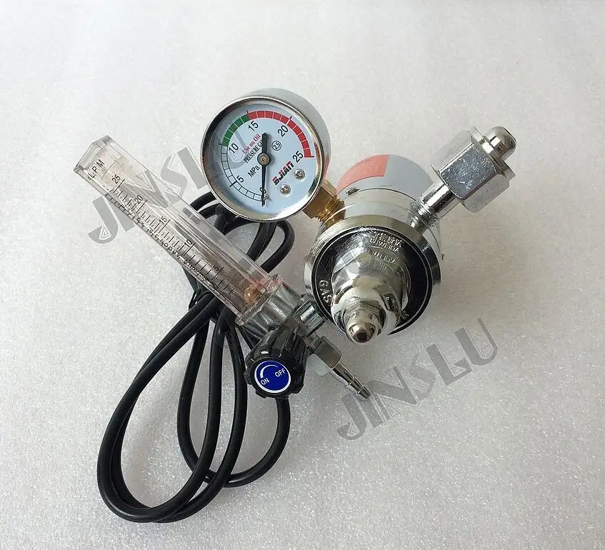 110V CO2 Gas Regulator Reducer flowmeter for CO2 welding and MIG