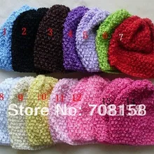 48 шт., детское вязанное крючком изделие, шапки и вафельные шапочки и шапки, много цветов на выбор