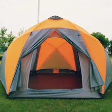 На открытом воздухе 8-12 человек семейная палатка большое пространство Пляжная палатка утолщенная непромокаемая кемпинговая палатка негабаритная кемпинговая палатка