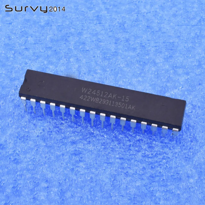 5PCS W24512AK-15 IC - DIP-32 64K X8 High-Speed CMOS Static RAM Memory Chips (US)