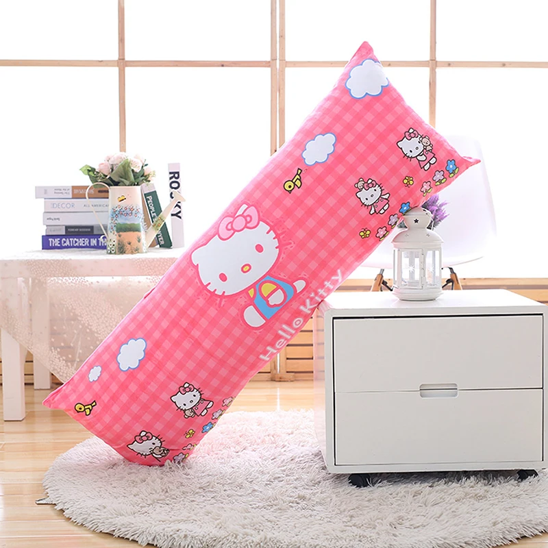Милый мультфильм аниме плюшевая подушка Тоторо hello kitty мягкие куклы длинный ребенок беременная Женская Подушка спинка постельные принадлежности подарок на день рождения - Цвет: C