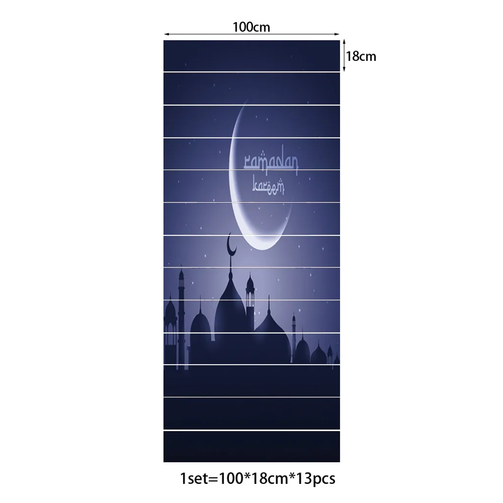 13 шт. для мусульманского праздника Рамадан, креативные наклейки на стену Стикеры для лестницы креативные лестничные ступени DIY Украшение дома для детской комнаты