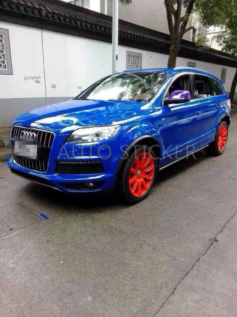 deep blue glossy vinyl film 3