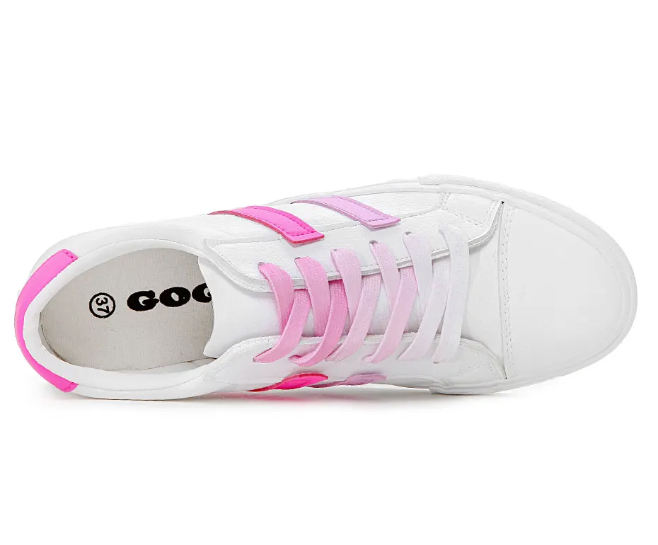 GOGC/женские тапочки плоские туфли женская обувь для бега белые кроссовки женские шнурки обувь слипоны красовки Женская парусиновая обувь G783