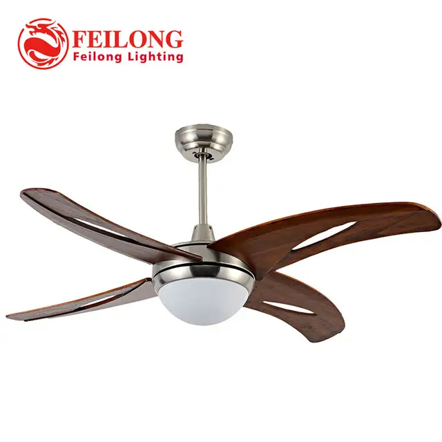 Us 119 88 Four Blades Single Light Hunter Fans 42 Inch Indoor Ceiling Fan Lamp Decorative Ceiling Fans With Light Kit Remote Control In Ceiling Fans