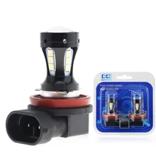 2Pcs lot Automotive LED fog lamp H8 H9 H11 3030 18 LED Fog Lamp