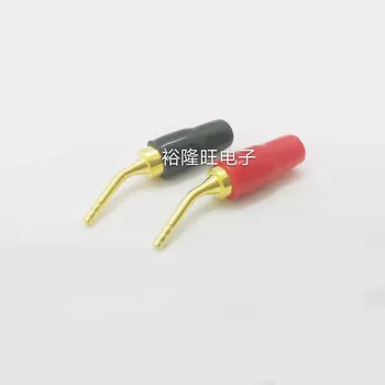 

Smonisia 20pcs/lot 2mm Banana Plug Elbow Pin Speaker Audio Wire Signal Connector Jack