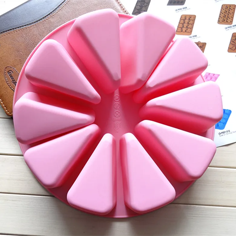 

Silicone cake mold handmade soap molds large triangular watermelon of the mould