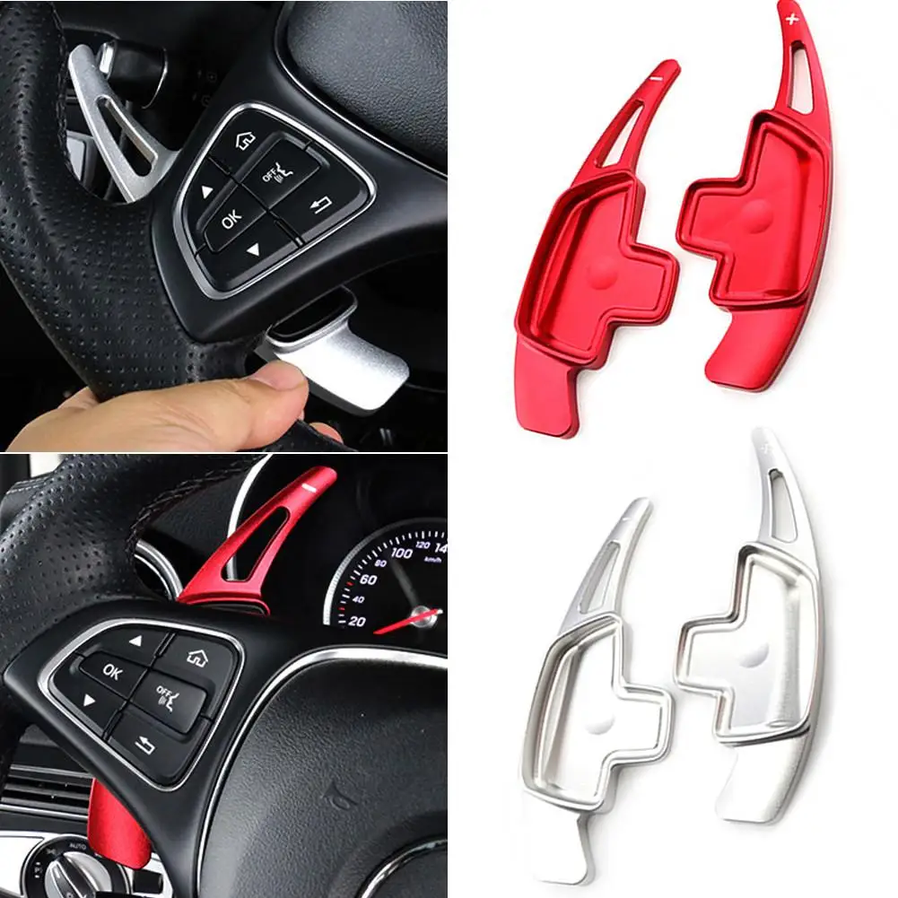 

Car Steering Wheel Shift Paddle Shifter Extension For Mercedes Benz Aluminum Alloy Steering Wheel Paddle Shifter Extension