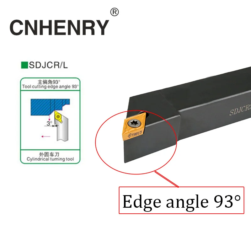 SDJCR1616H11 sdjcr20k11 93 градуса внешний токарный инструмент токарный держатель токарный станок режущие инструменты с ЧПУ