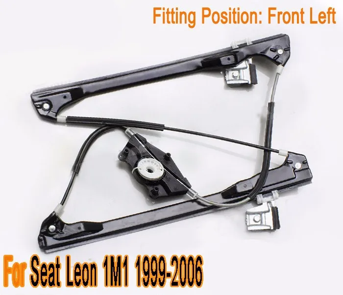 FOR SEAT LEON TOLEDO 1999-2006 5D LEFT FRONT WINDOW REGULATOR W/O MOTOR 1M0837461A | Автомобили и мотоциклы