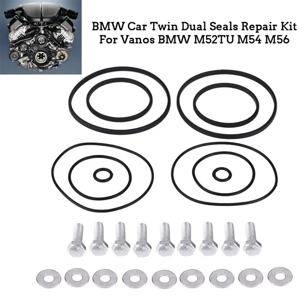 

For BMW Twin Double Dual Seals Repair/Upgrade Kit for Auto Vanos M52TU M54 M56