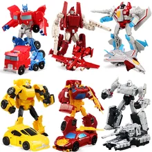 2017 Anime Transformation 4 font b Cars b font font b Robots b font Toys PVC