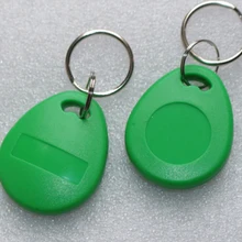 1000 шт./лот радиочастотные бирки для ключей 13,56 МГц RFID Брелок-передатчик Фудань F08 M1 S50 RFID брелок для ключей