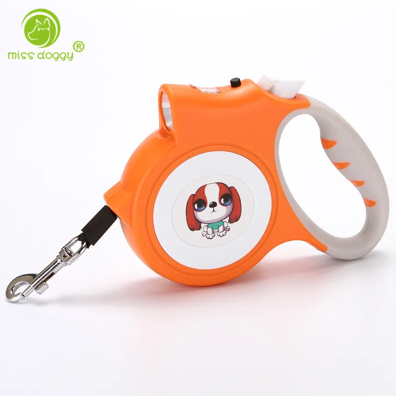 

Plastic Simple Adjustable Dog Leash Automatic Retractable Dog Walking Leashes Durable Extending Traction Ropes for Dogs 920E