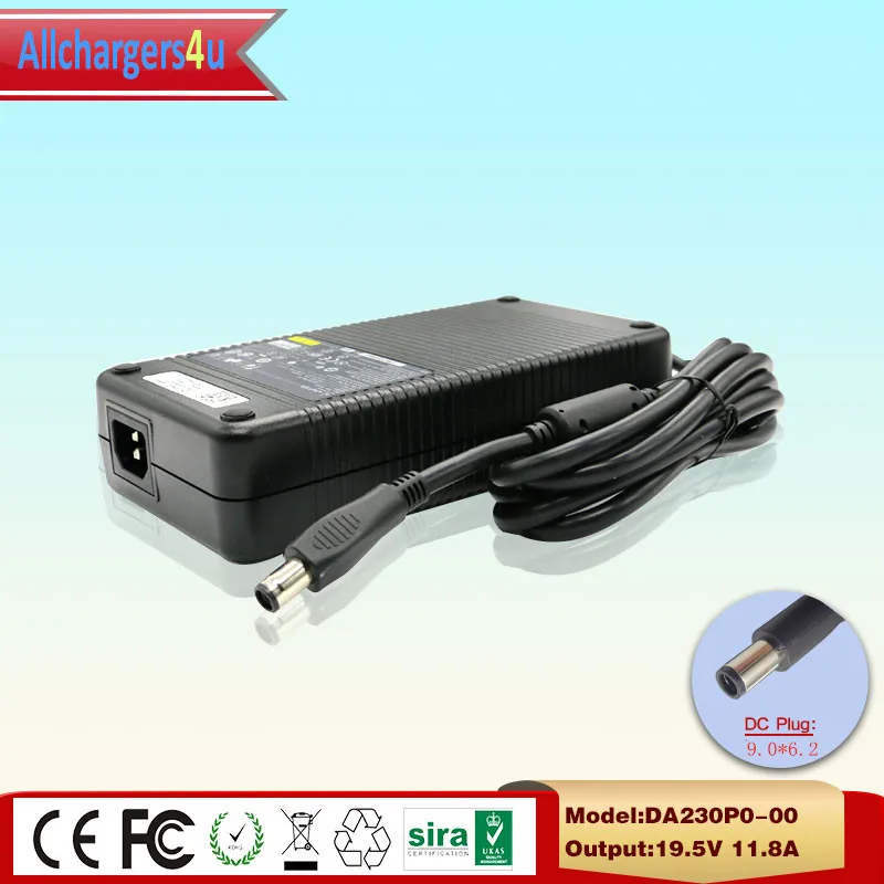 Оригинальный 230 Вт 19 5 В 11.8A ноутбука Питание для Dell XPS M1730 PN402 PA-19 0PN402 DA230PS0-00 AC
