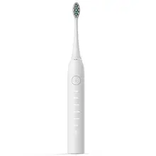 Горячая 5 дополнительных режимов электрическая зубная щетка электрическая ультразвуковая зубная щетка с водонепроницаемой 2 сменными головками серебристо-серый