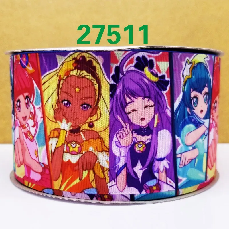 50 ярдов в размер мультфильм ленты напечатанные grosgrain ленты 27511