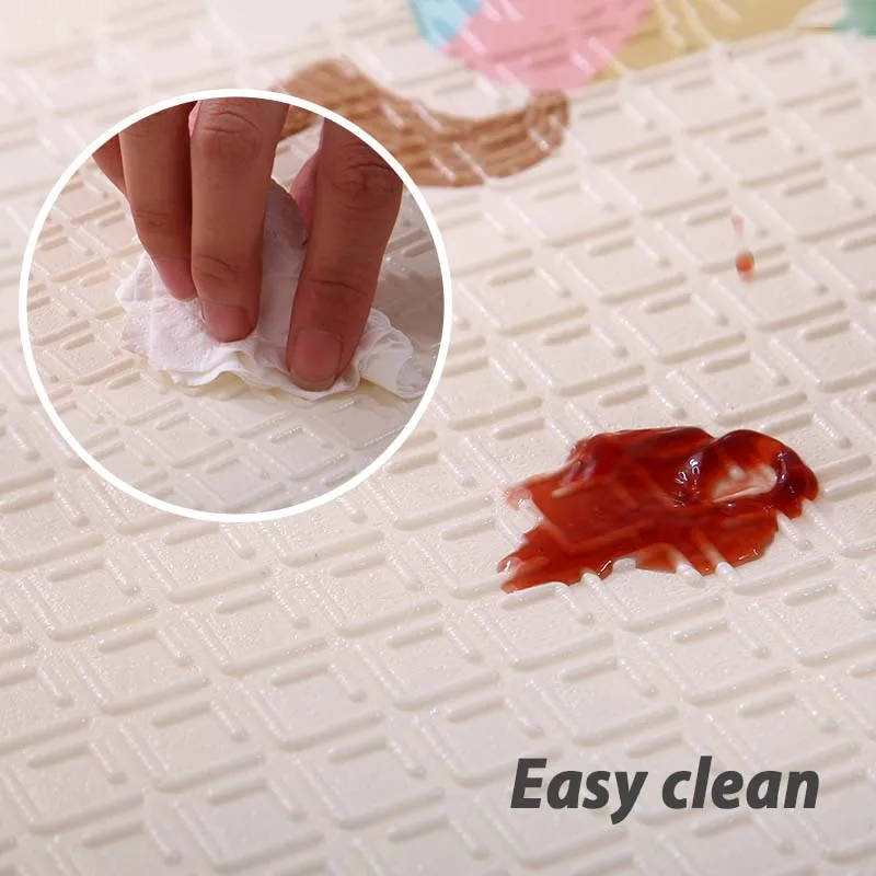 Baby Shining Baby Mat Folding Play Mat Crawling Pad XPE Baby Room Carpet Children Floor Mat 200*150cm Playmat for Infants