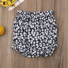 Pudcoco/Одежда для маленьких девочек; бирюзовые шорты; штанишки для подгузников; PP брюки