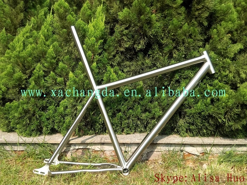 Titanium mtb велосипед рама slidinig плавкий предохранитель и внутренняя линия маршрутизации