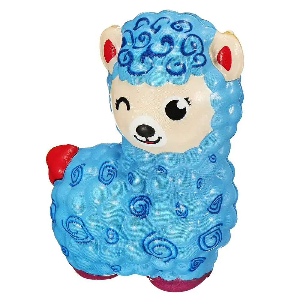 10,5*7,5 cmColorful Alpaca So Cute мягкая медленно поднимающаяся игрушка с упаковкой BagCream ScentedRandom цветная рельефная забавная Подарочная игрушка