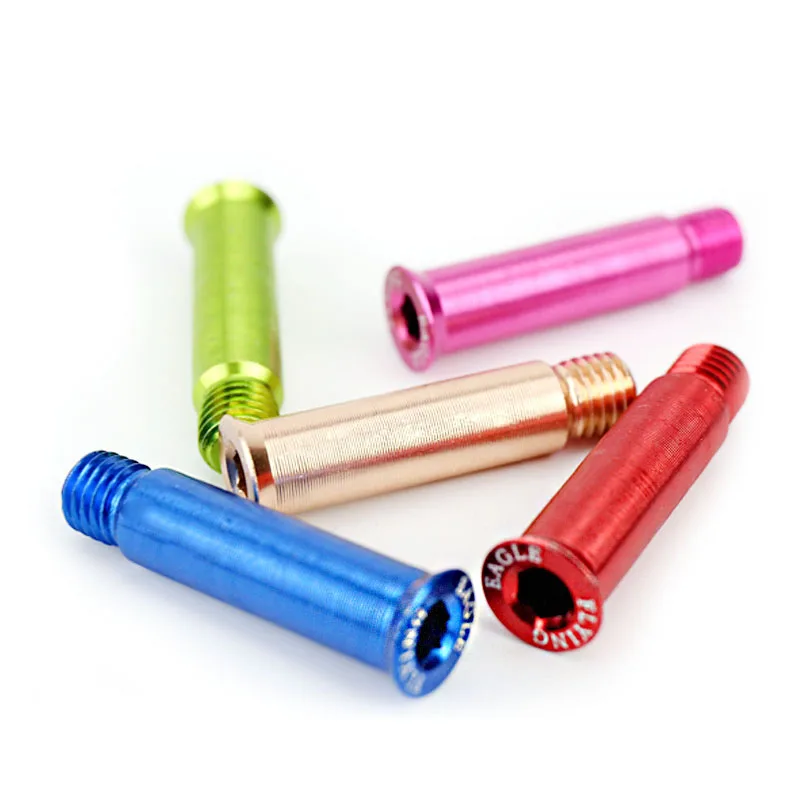 

free shipping roller skates parts wheel axles bearing axles screws 6 pcs / lot