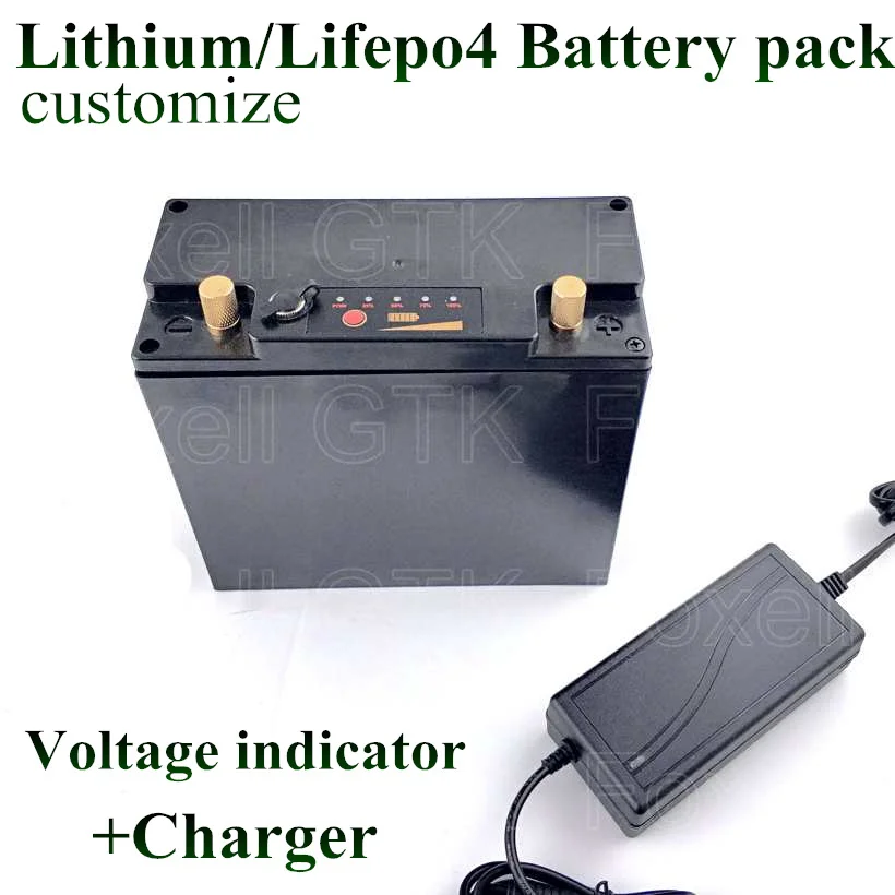 Lithium ion battery pack 24V 20AH 24v 15ah Battery for Golf trolly 350w motor car camera Portable DC power 500w with charger BMS (3)