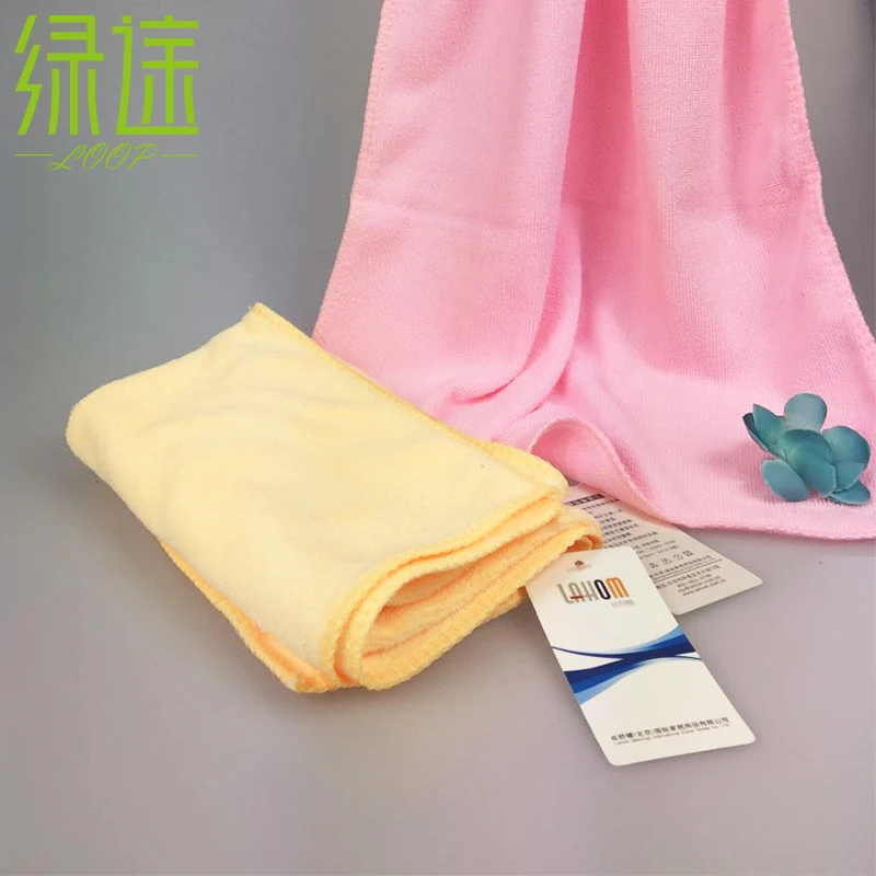 Wholesale cheap 34*76cm bamboo fiber high absorbent dry hair towel