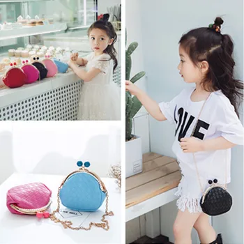 

031818 new sweet girl mini shoulder bag kids baby sweet lady small messenger bag