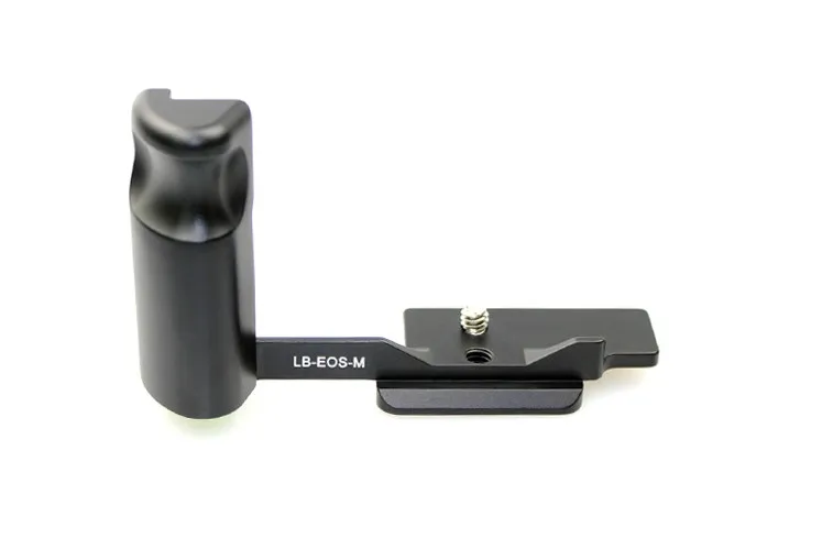 Customized Aluminum Quick Release L Plate VerticaL Bracket With Hand Gripe Perfect Fit For Canon EOS-M ILDC