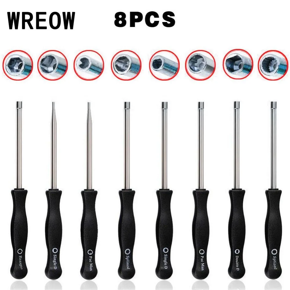 8pcs/set Adjustment Carburetor Screwdriver Tool Kit 2Cycle Carb Pac Man