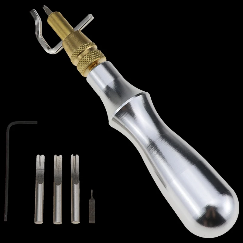 Leather Tool Leather Cutting Tools 7 In1 Side Pressure Edge Stitching Groover leather Craft Edge Cutting Device Sideline Multifunctional