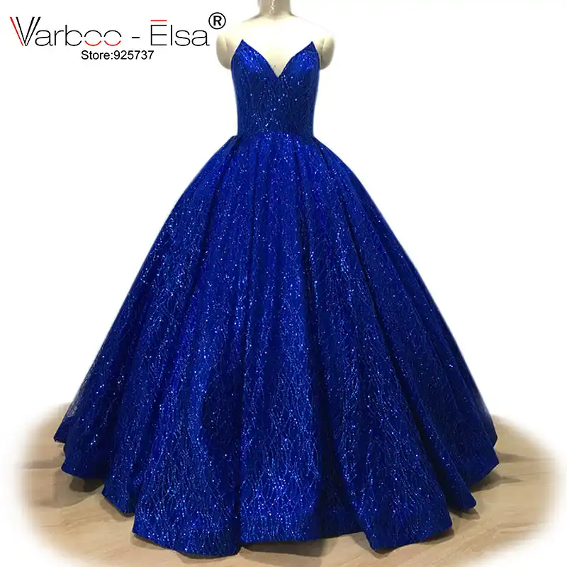 blue dress glitter
