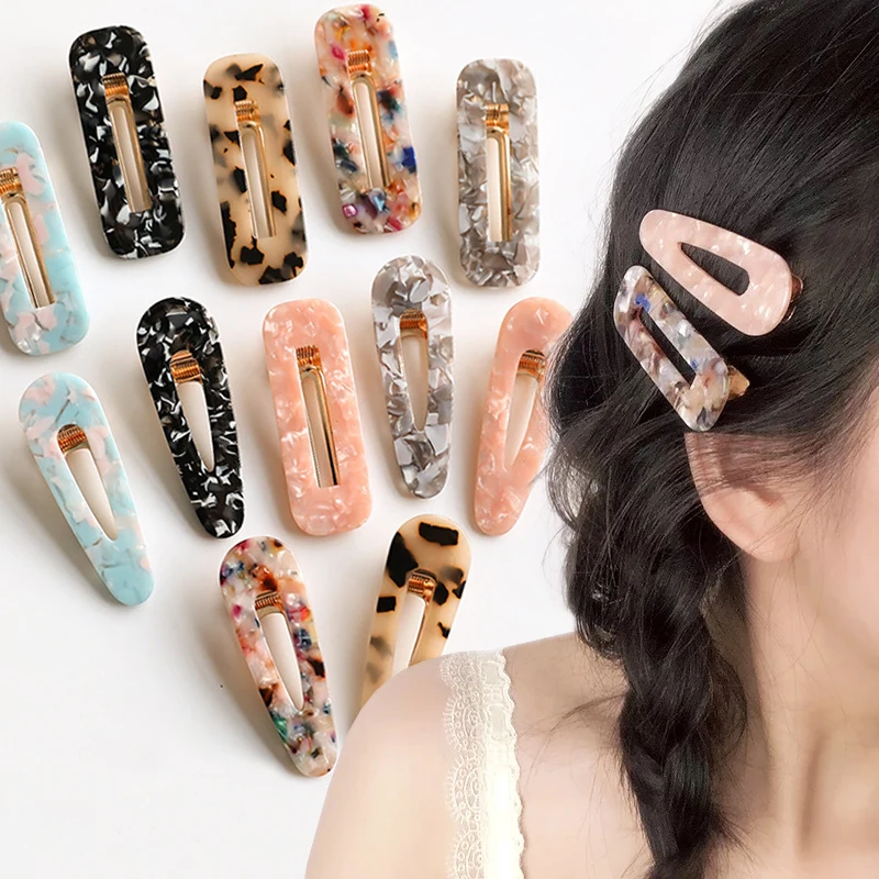 1Pcs Crystal Leopard Hair Clip Hairband Bobby Stick Hairpin Hair Accessories