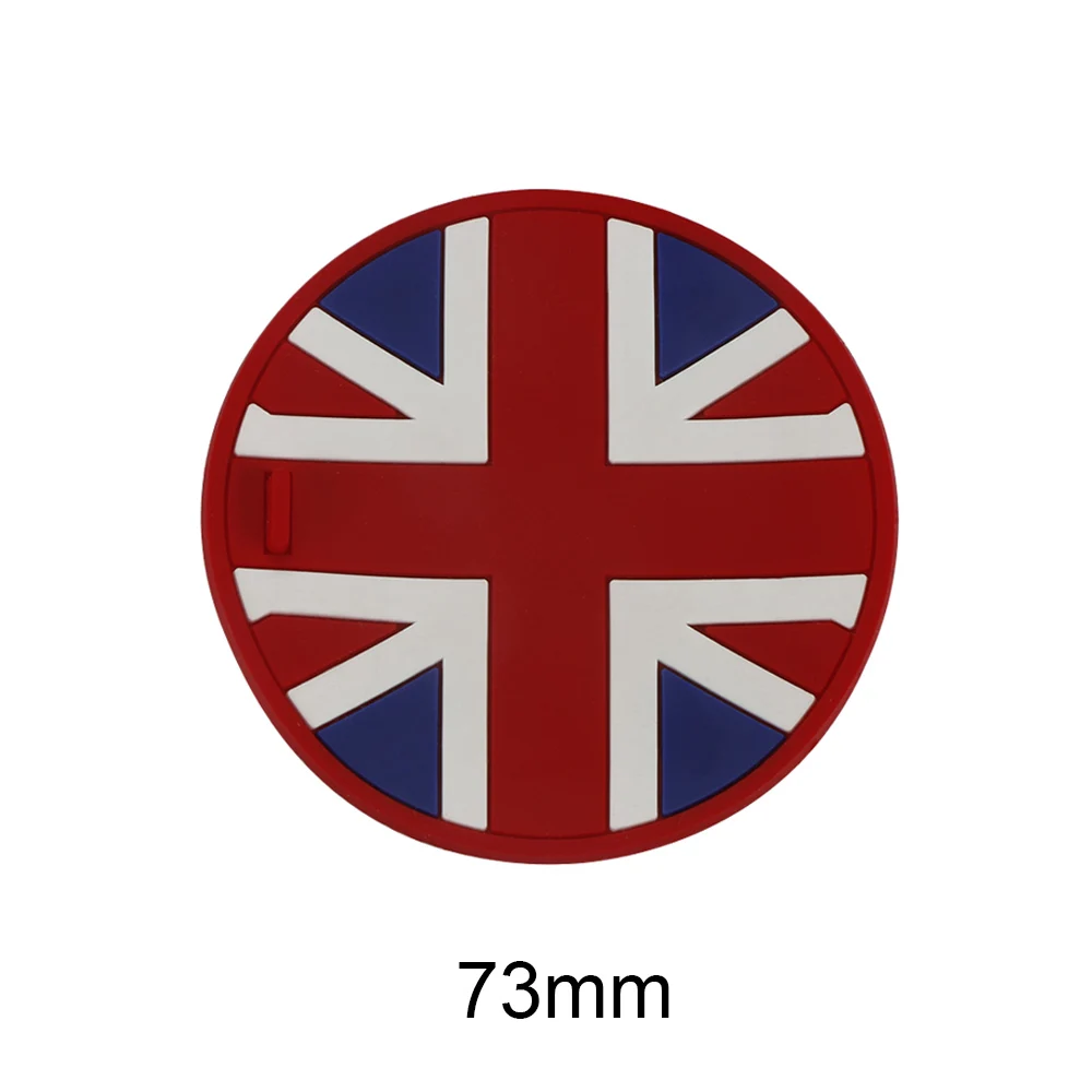 Для MINI COOPER полезным наружное кольцо подшипника противоударный силиконовые коврики NON-SLIP колодки мини один cooperS Clubman Countryman R55 R56 R57 R60 F55 F56 - Название цвета: Red Jack 73mm